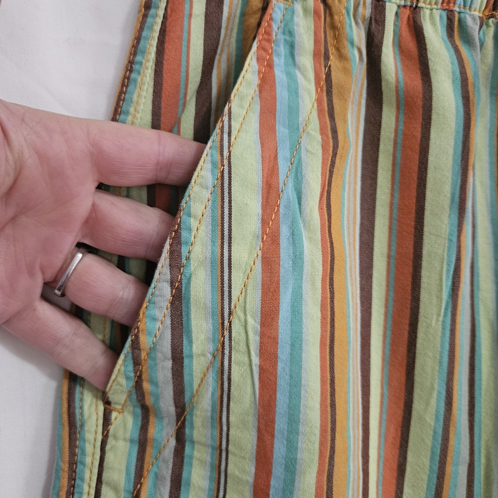 Free People Multicolor Striped Women Shorts - Picture 5 of 7